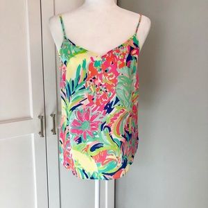 Lilly Pulitzer top 100% silk